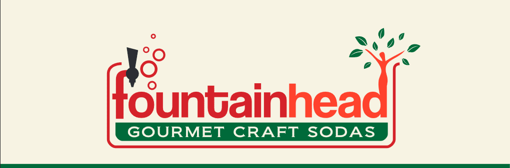 Logo for fountainhead gourmet craft sodas